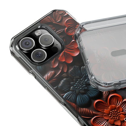 Sculpted Floral Elegance iPhone Case - Impact