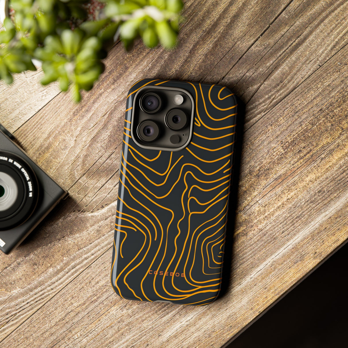 Linear Yellow Chic - Protective Phone Case