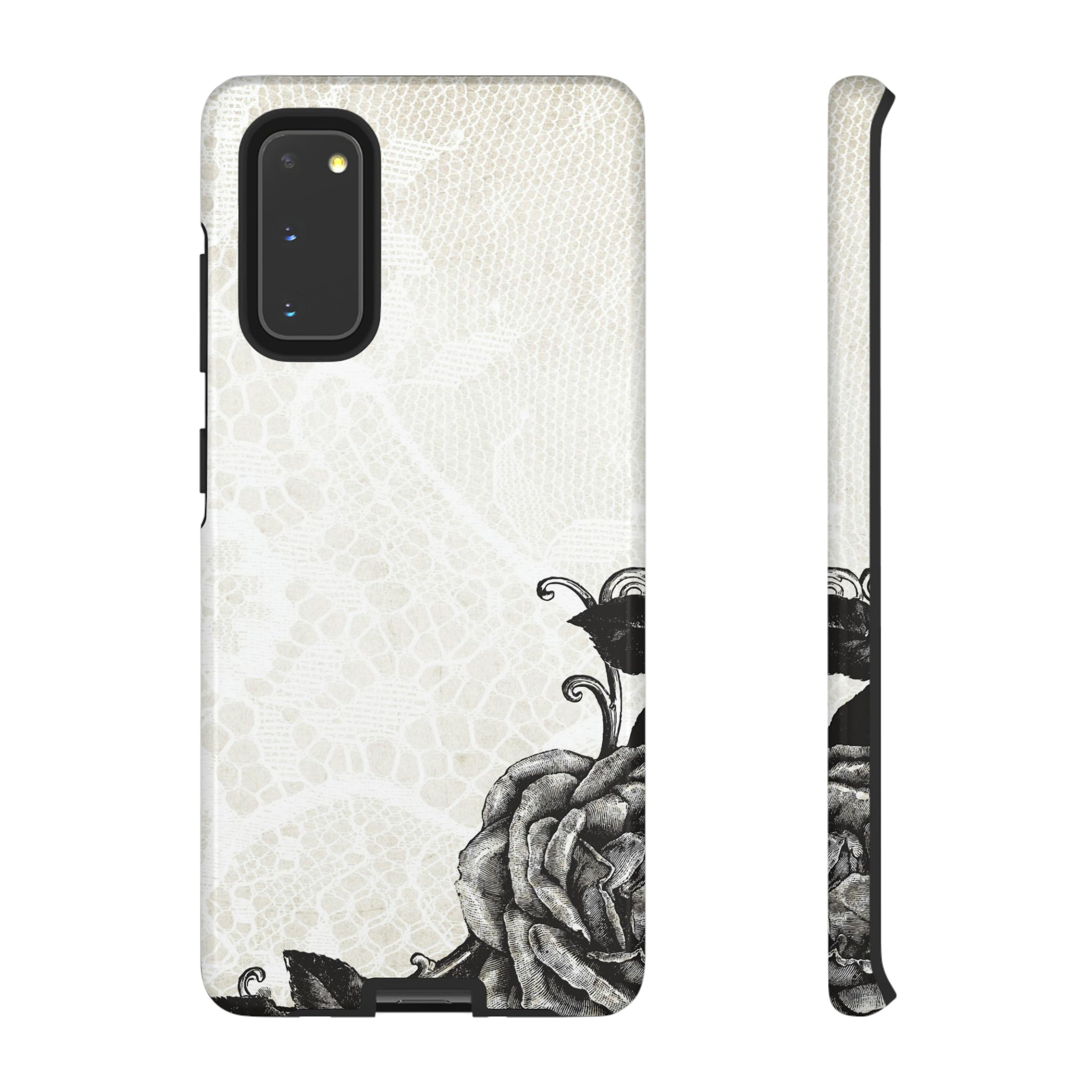 Rosett Gothic Flower - Protective Phone Case