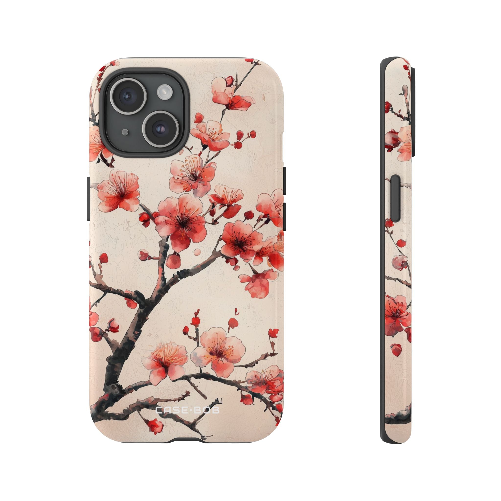 Blossom Shadow iPhone 15 Case - Tough