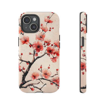 Blossom Shadow iPhone 15 Case - Tough