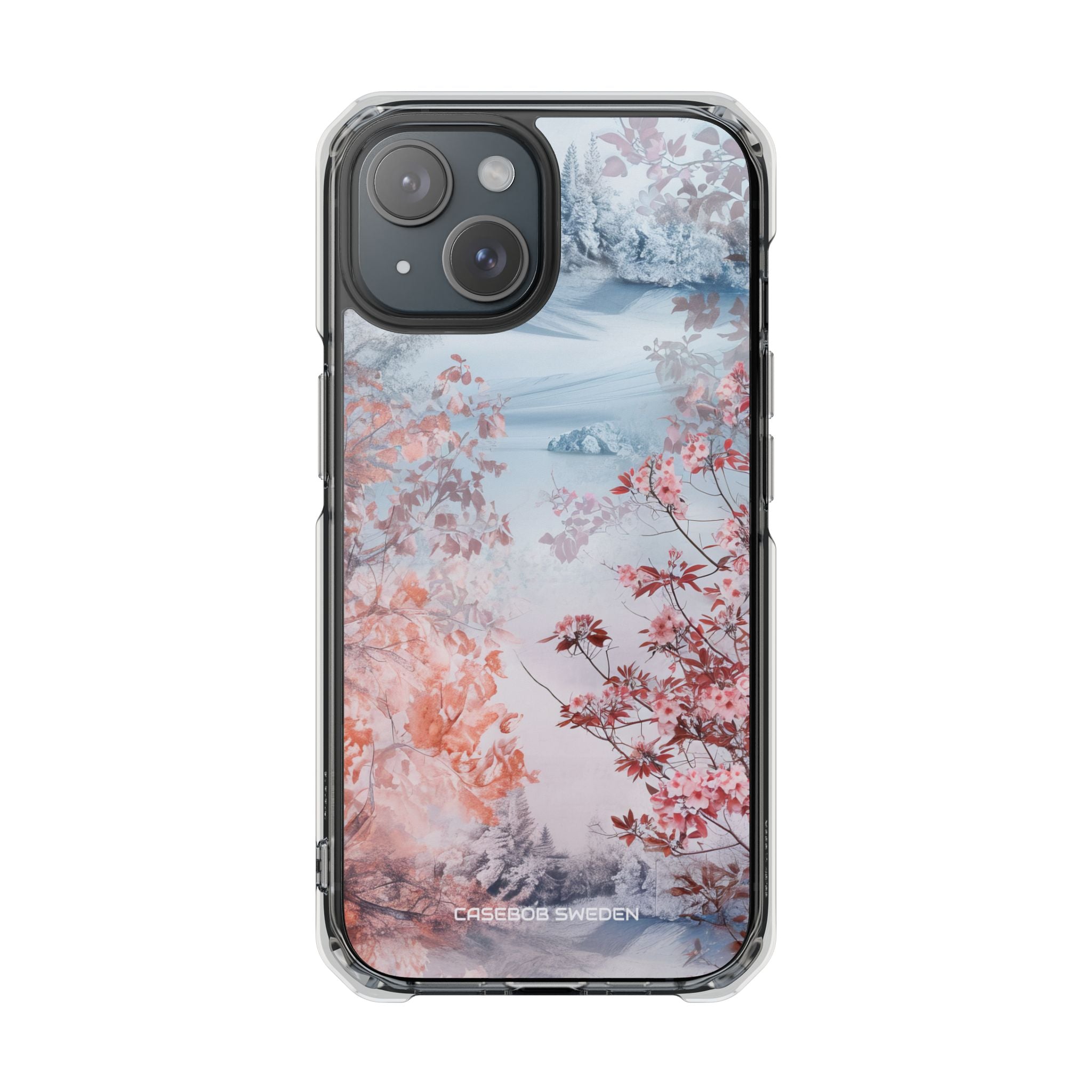 Floral Serenity Case - Clear Impact iPhone 15 Phone Case