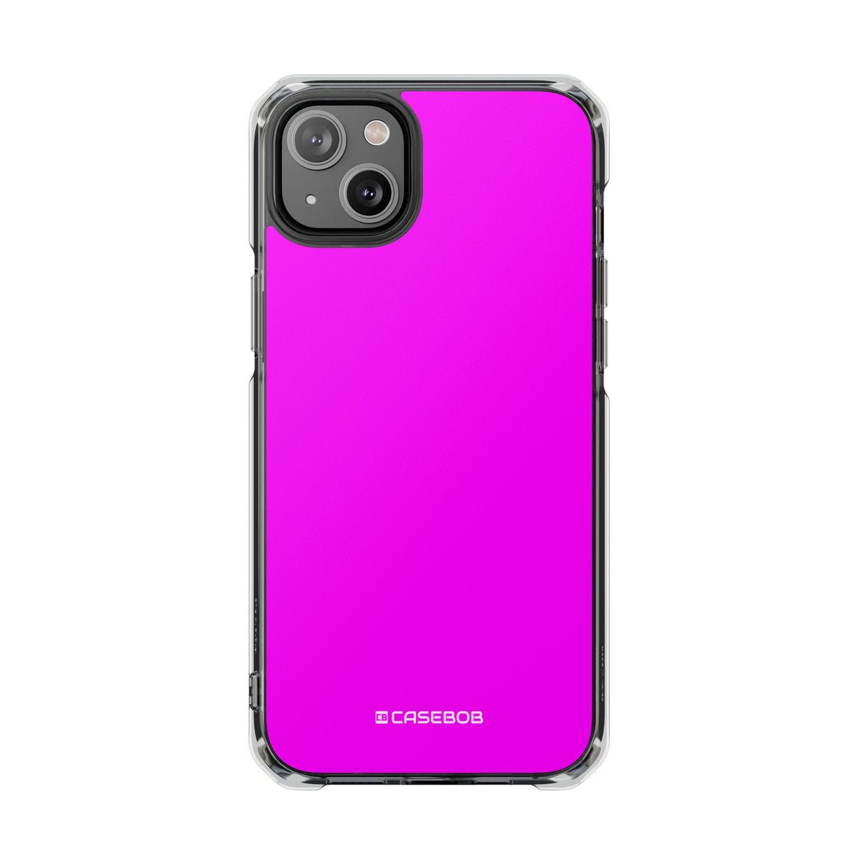 Magenta | Phone Case for iPhone (Clear Impact Case - Magnetic)