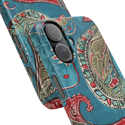 Vintage Paisley Elegance iPhone 16 - Slim Phone Case