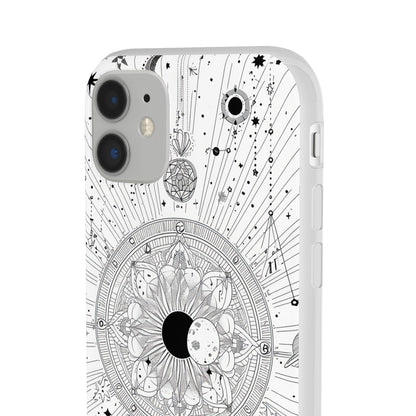 Celestial Mandala Mystique | Flexible Phone Case for iPhone