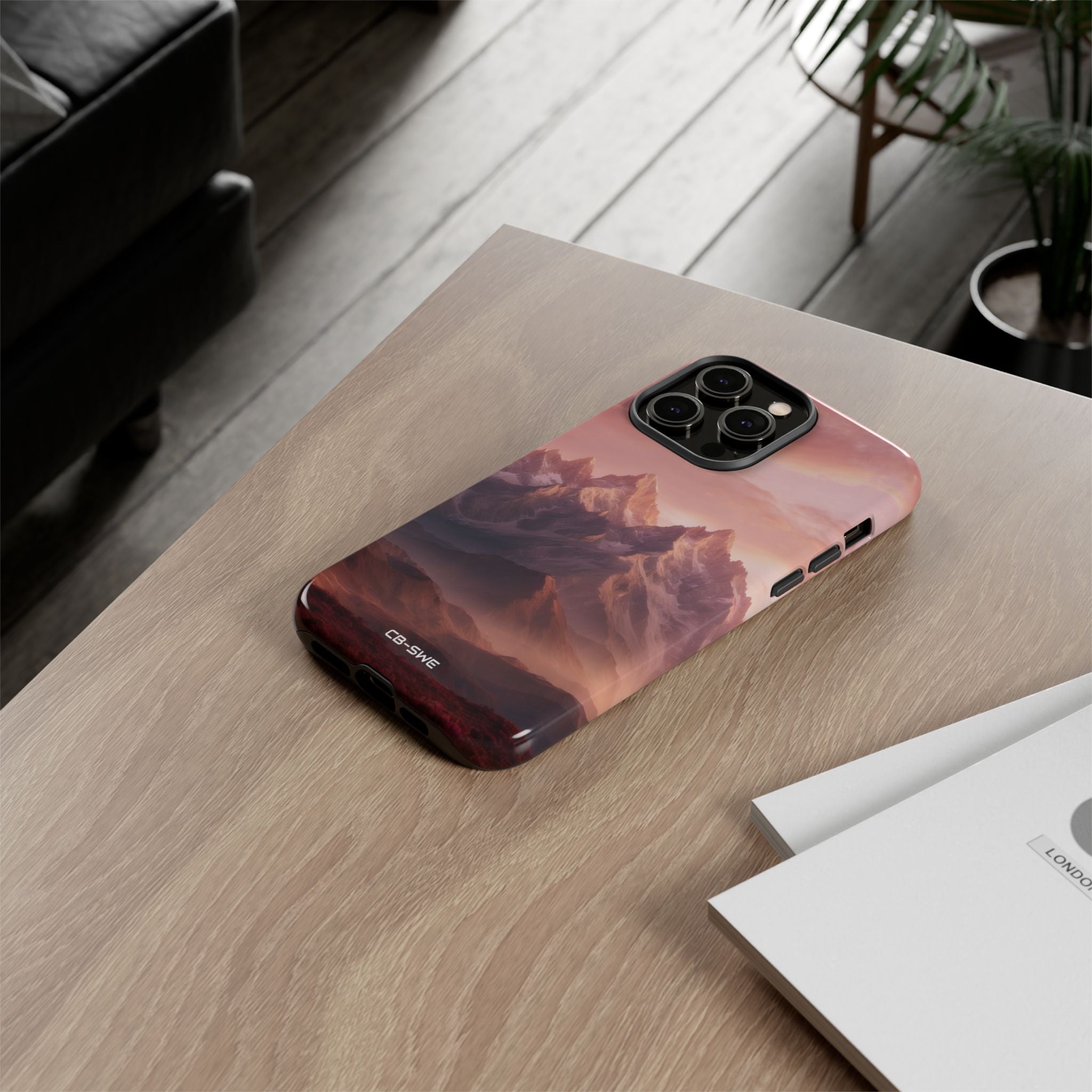 Vibrant Peaks Emerge - iPhone Case