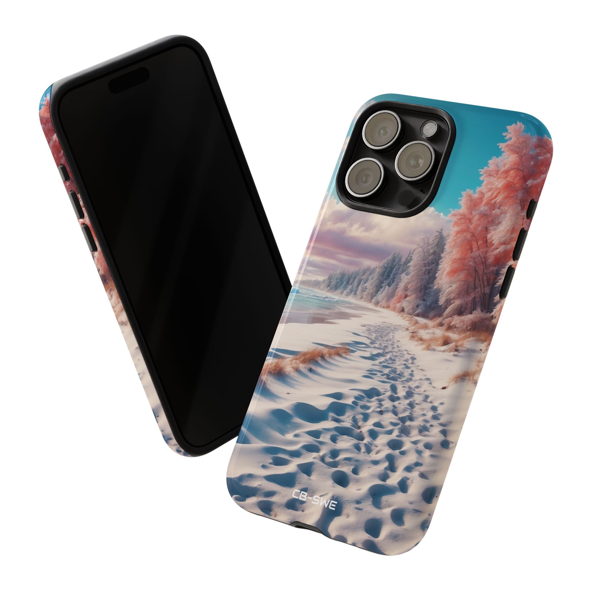 Shadows Embrace Waves - iPhone Case