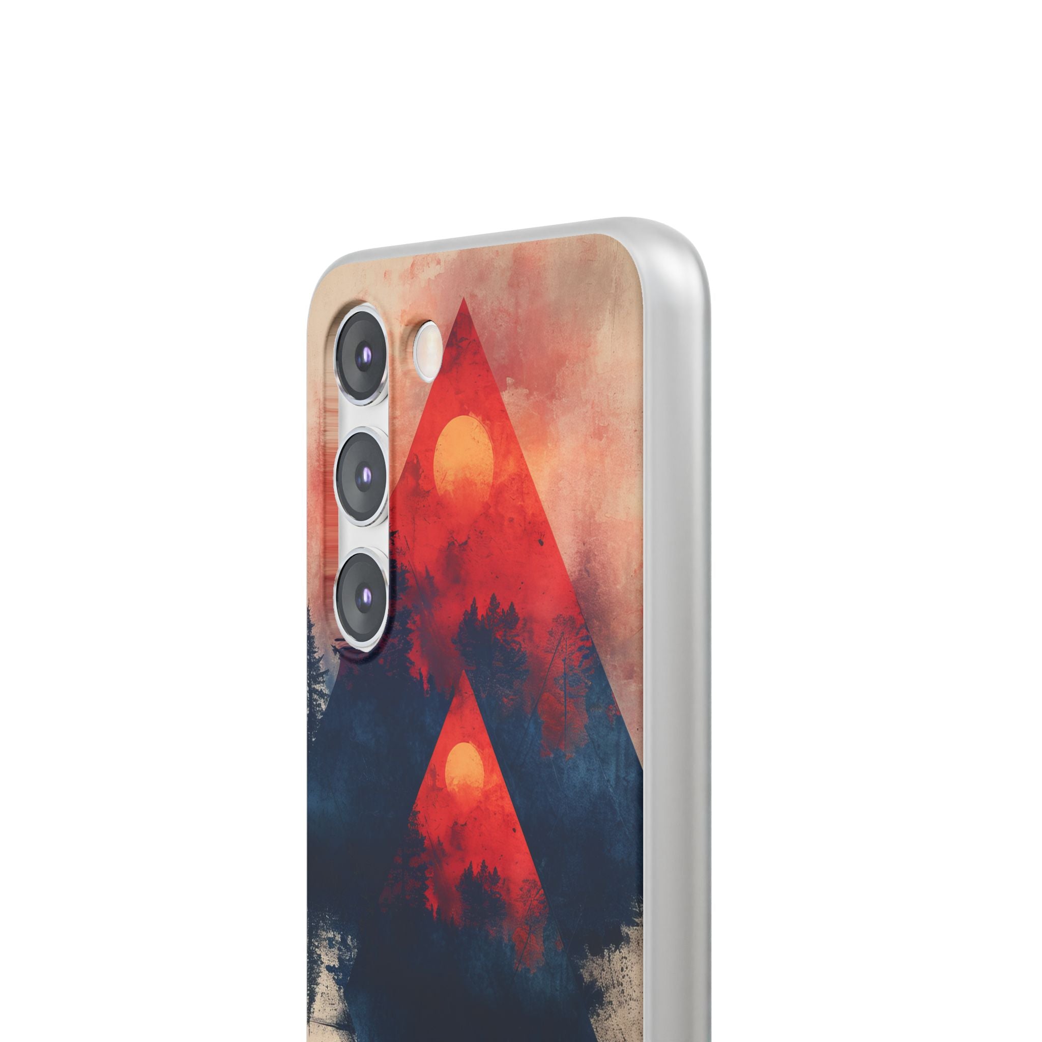 Red Sky Serenity - Flexi Samsung S23 Phone Case