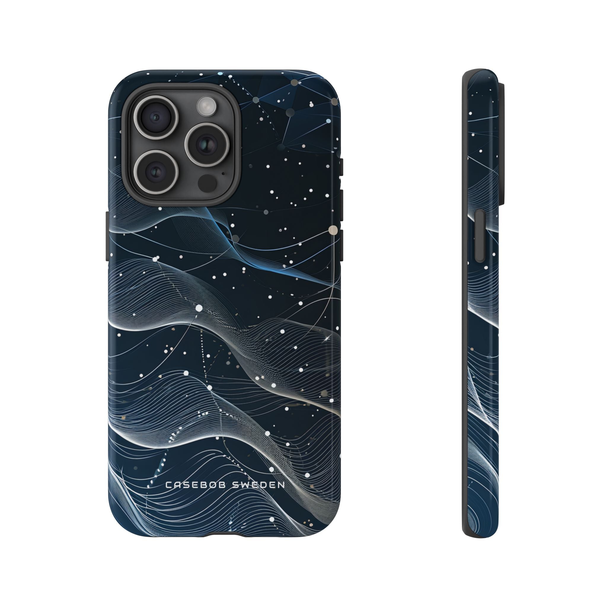 Gradient Neural Waves iPhone 15 - Tough Phone Case