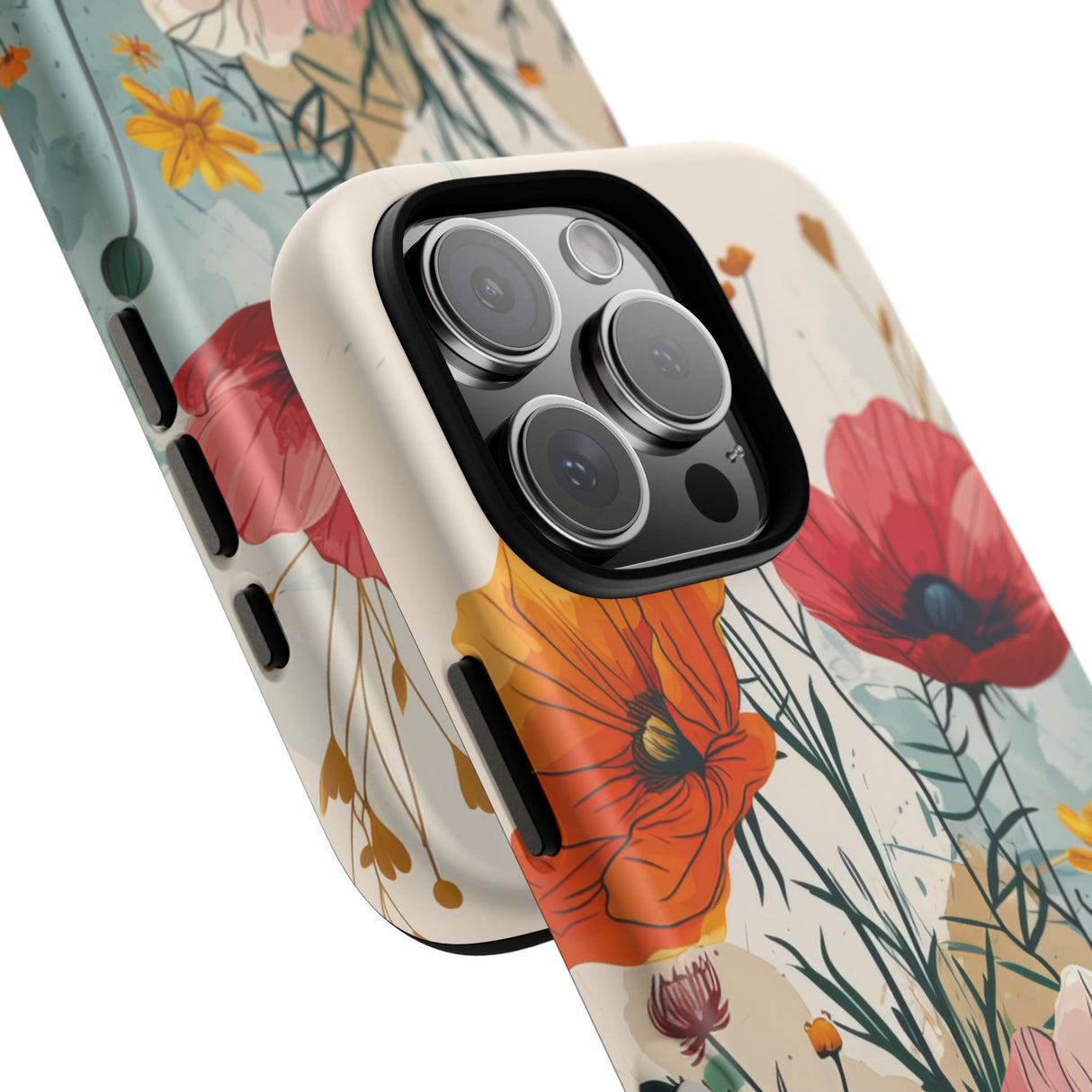 Whimsical Garden Watercolor Blooms - for iPhone 16