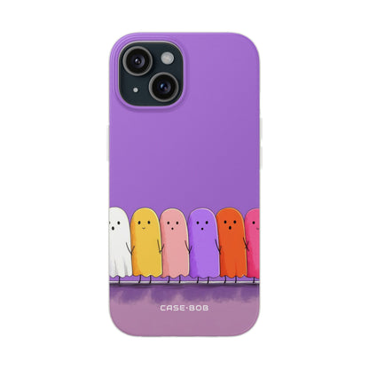 Colorful Ghosts iPhone 15 Case - Soft