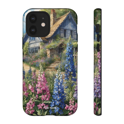Cottage Surrounded Blossoms - iPhone Case