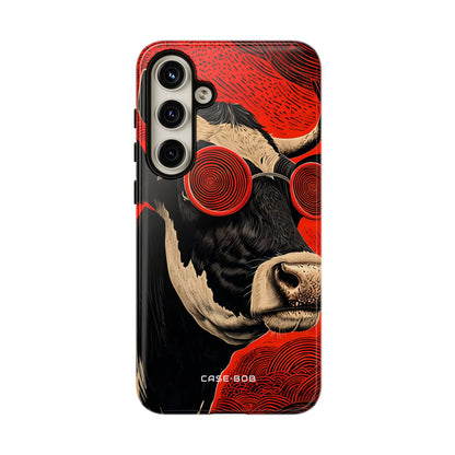 Hypnotic Cow Samsung S24 Plus Case - Tough