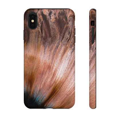 Light Brown Ink Art iPhone Case (Protective) iPhone XS MAX Glossy Phone Case