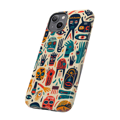 Vivid Faces iPhone 14 Plus Case - Tough