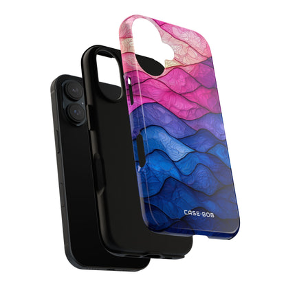 Wavy Vein Gradient iPhone 16 Plus Case - Tough