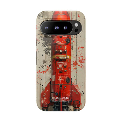Crimson Rocket Burst Google Pixel 9 - Tough