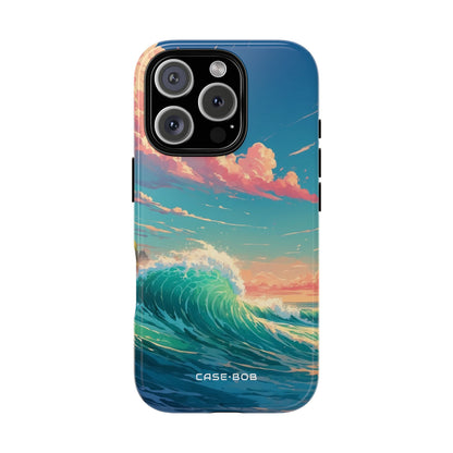 Turquoise Crest iPhone 16 Pro Case - Tough
