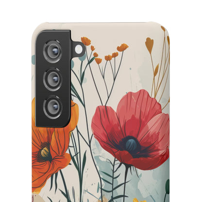 Blooming Whimsy | Slim Phone Case for Samsung