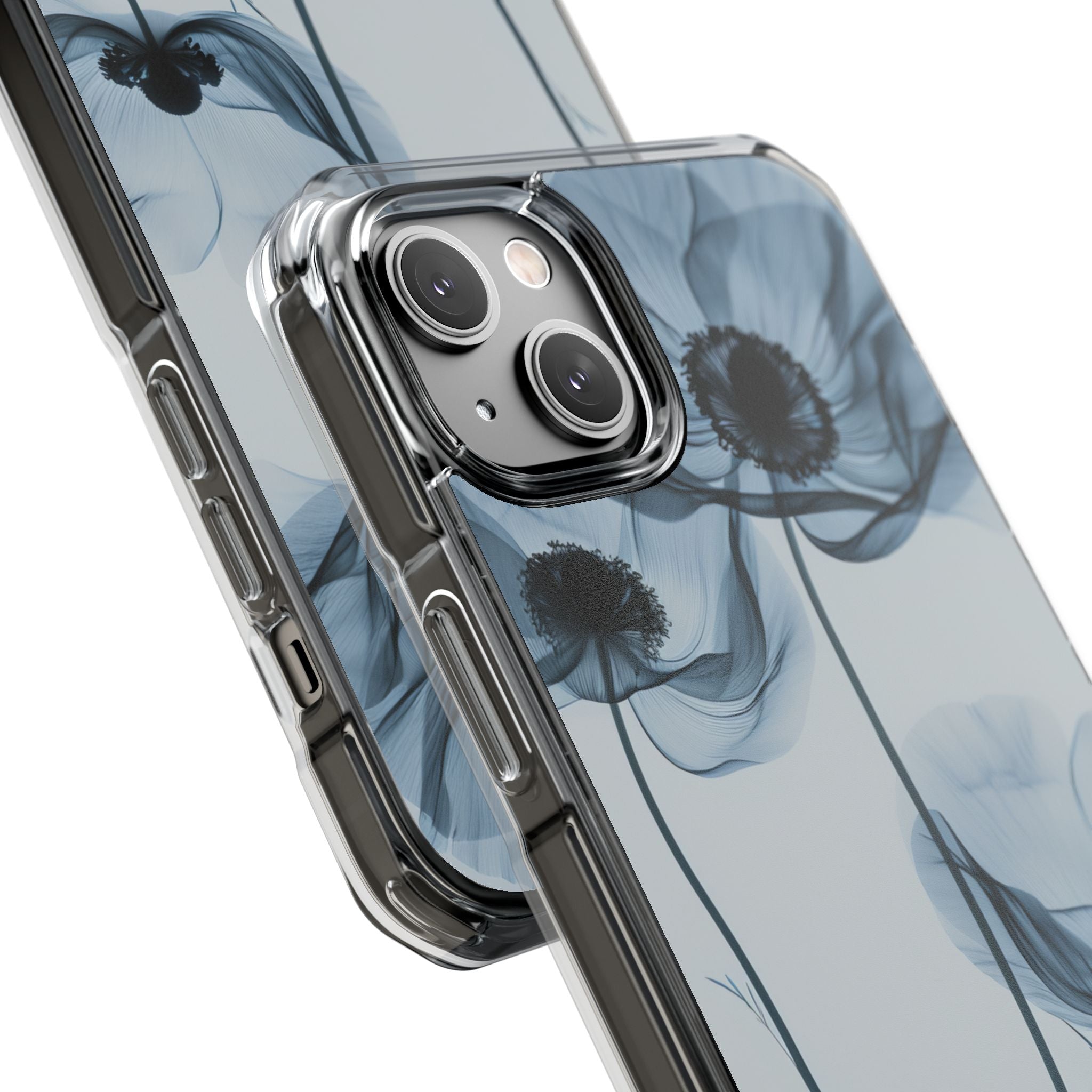 Ethereal X-Ray Flowers iPhone 14 - Clear Impact Phone Case