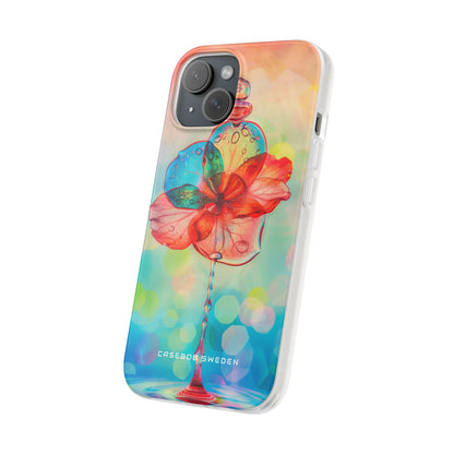 Ethereal Glass Flower iPhone 15 - Flexi Phone Case