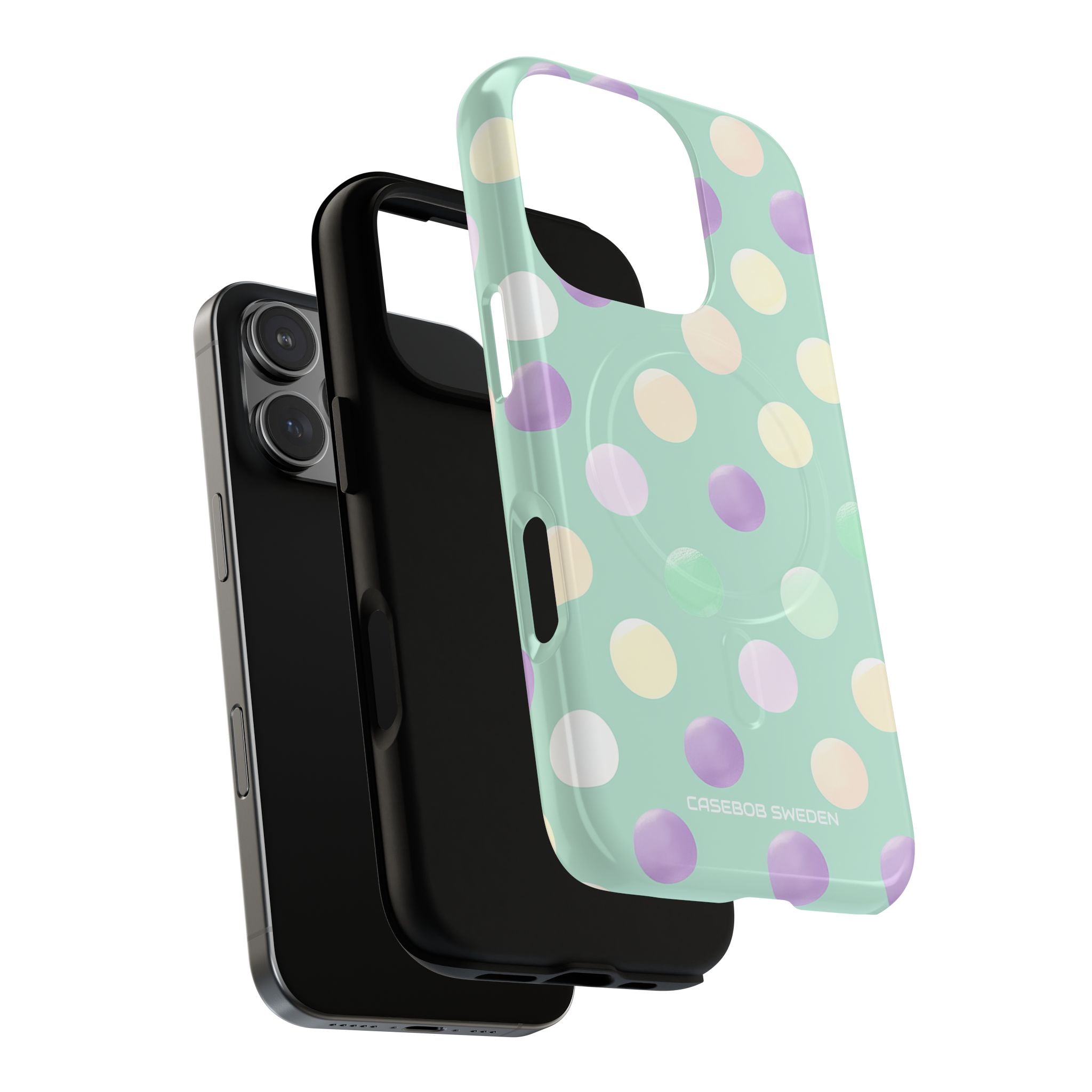 Pastel Polka Dots - Tough + MagSafe® iPhone 16 Phone Case