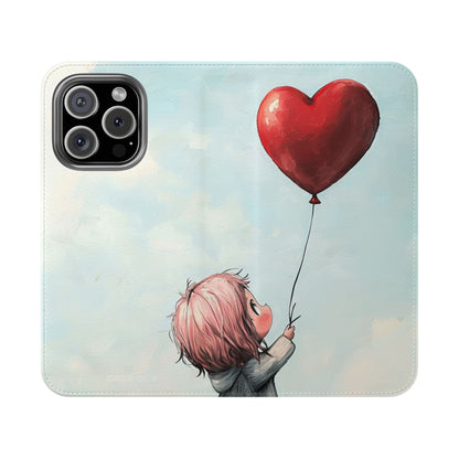 Heart Balloon Whimsy - iPhone 16 Pro Case - Wallet