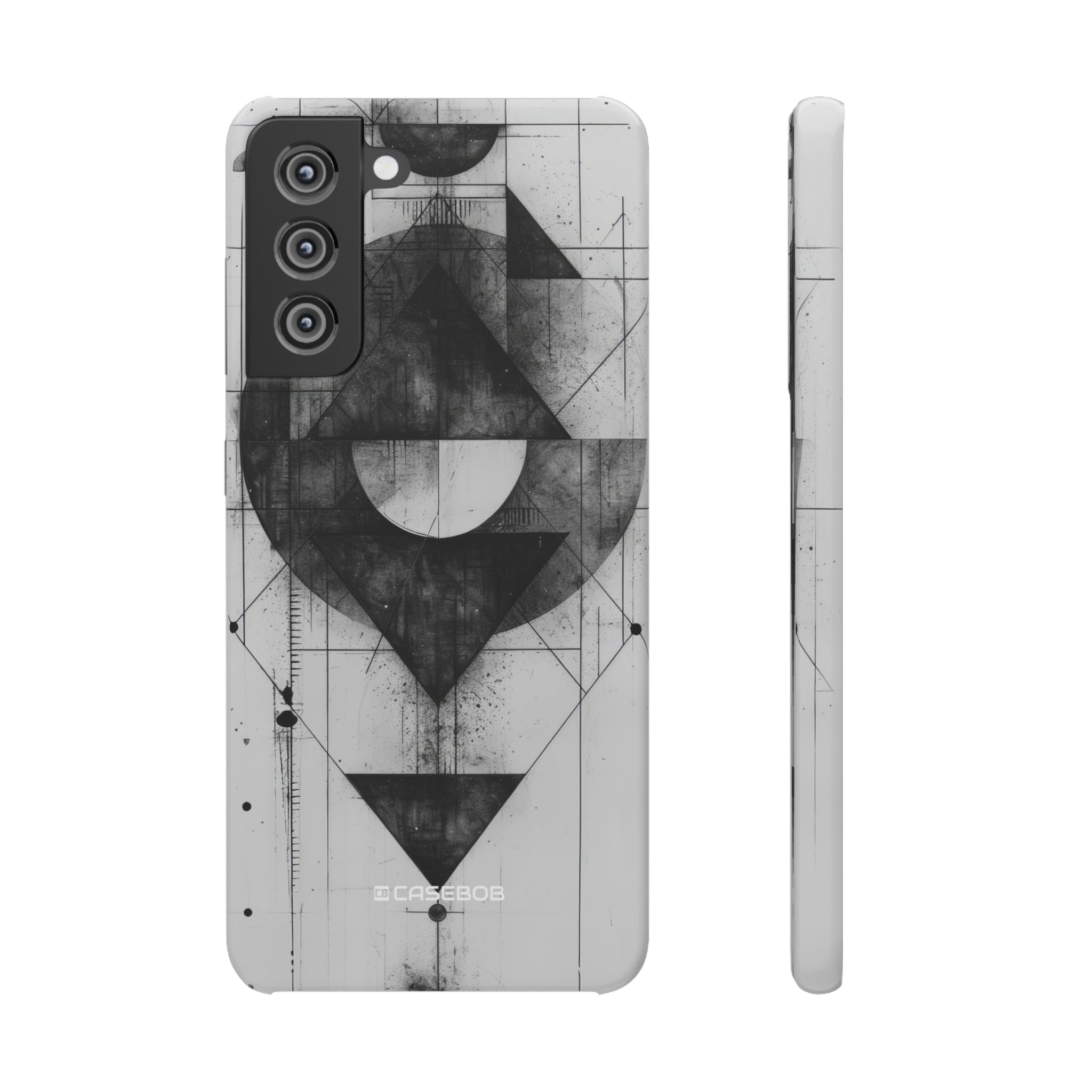 Monochrome Geometry | Slim Phone Case for Samsung