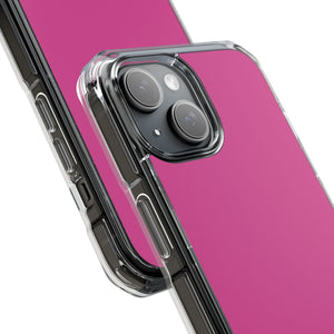 Pink Pantone | Handyhülle für iPhone (Clear Impact Case – magnetisch) 