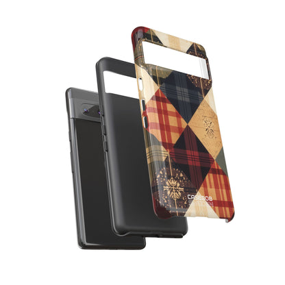 Rustic Quilt Charm Google Pixel 7 - Tough
