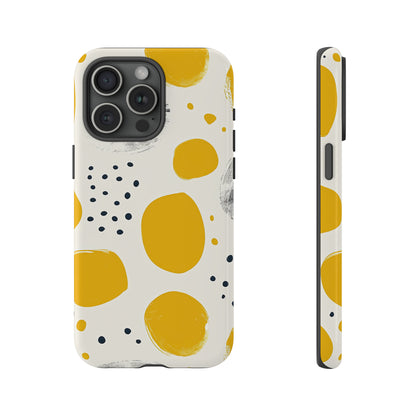 Dotted Yellow Simplicity - Protective Phone Case