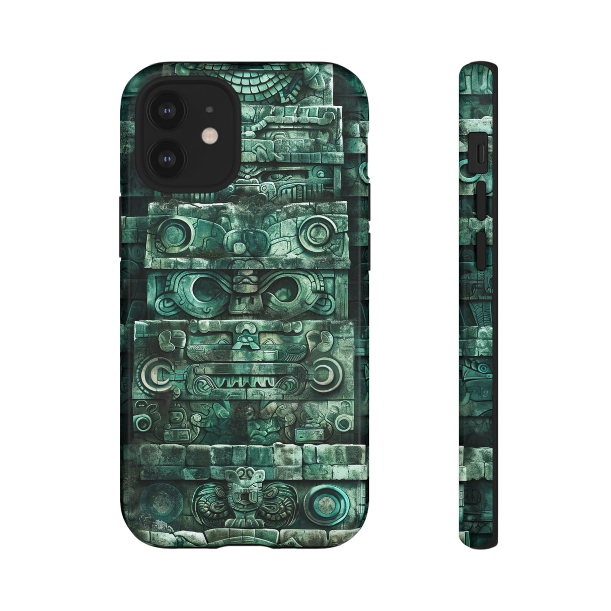 Mayan Jaguar & Serpent Spirit - Protective Phone Case