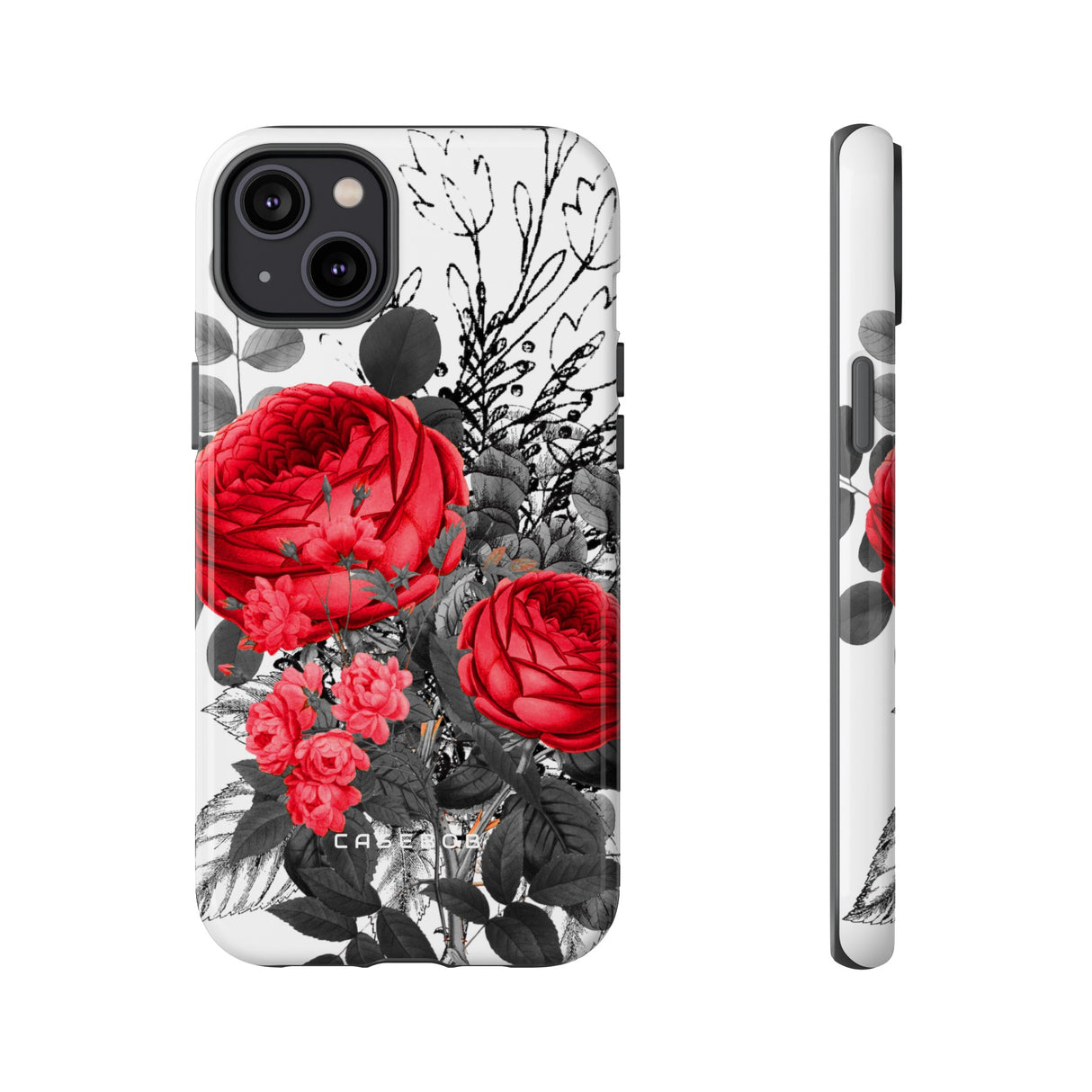 Roclops Gothic Flower - Protective Phone Case