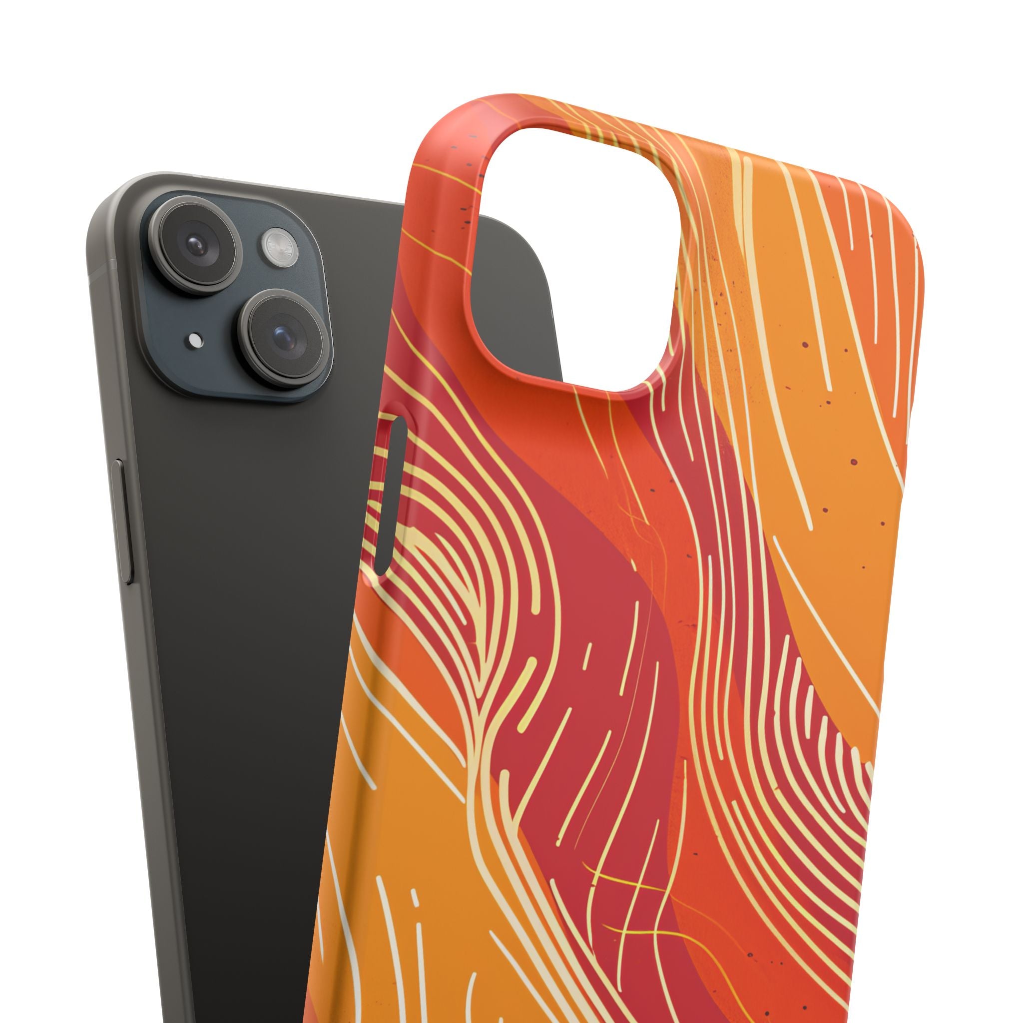 Gradient Flowwave Essence iPhone 15 - Slim Phone Case