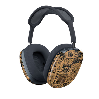 Celestial Faces Brown - AirPod Max Case