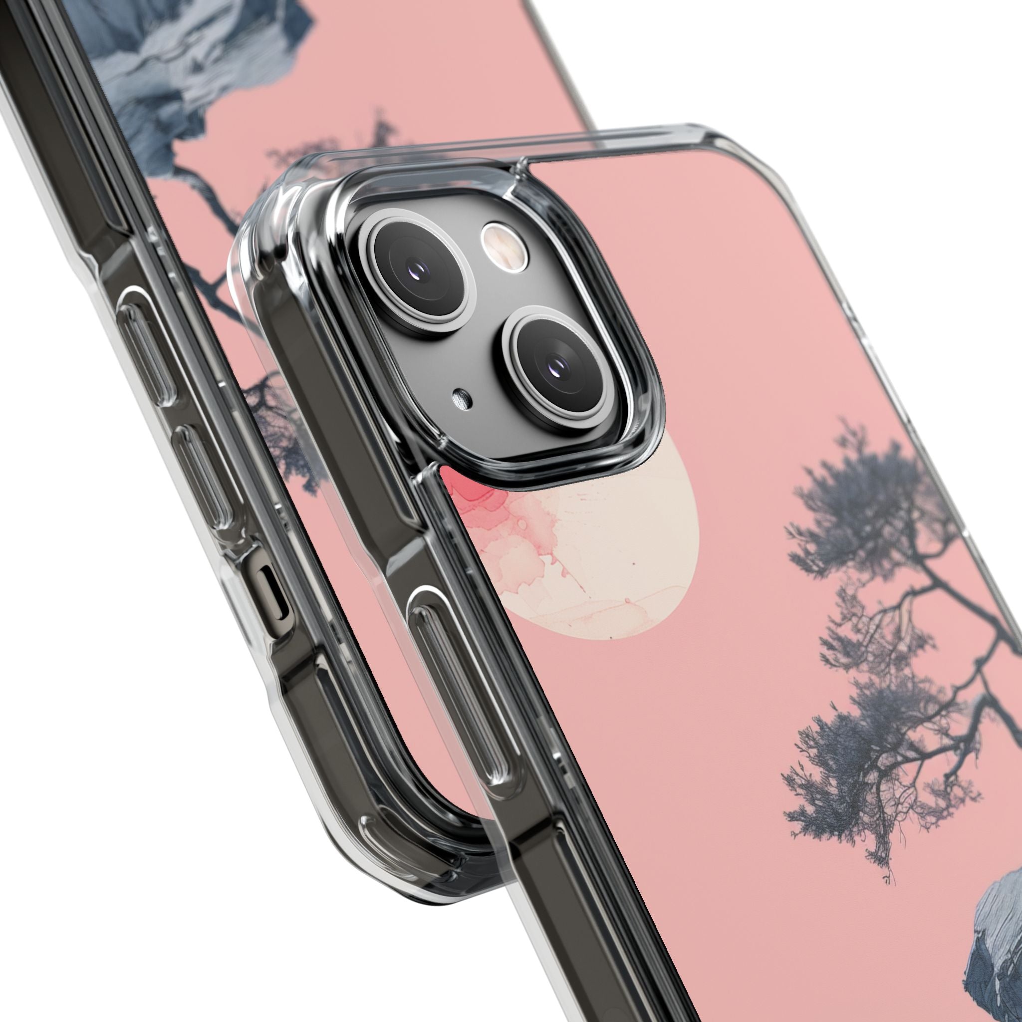 Crimson Moon Tree iPhone 14 Case - Impact