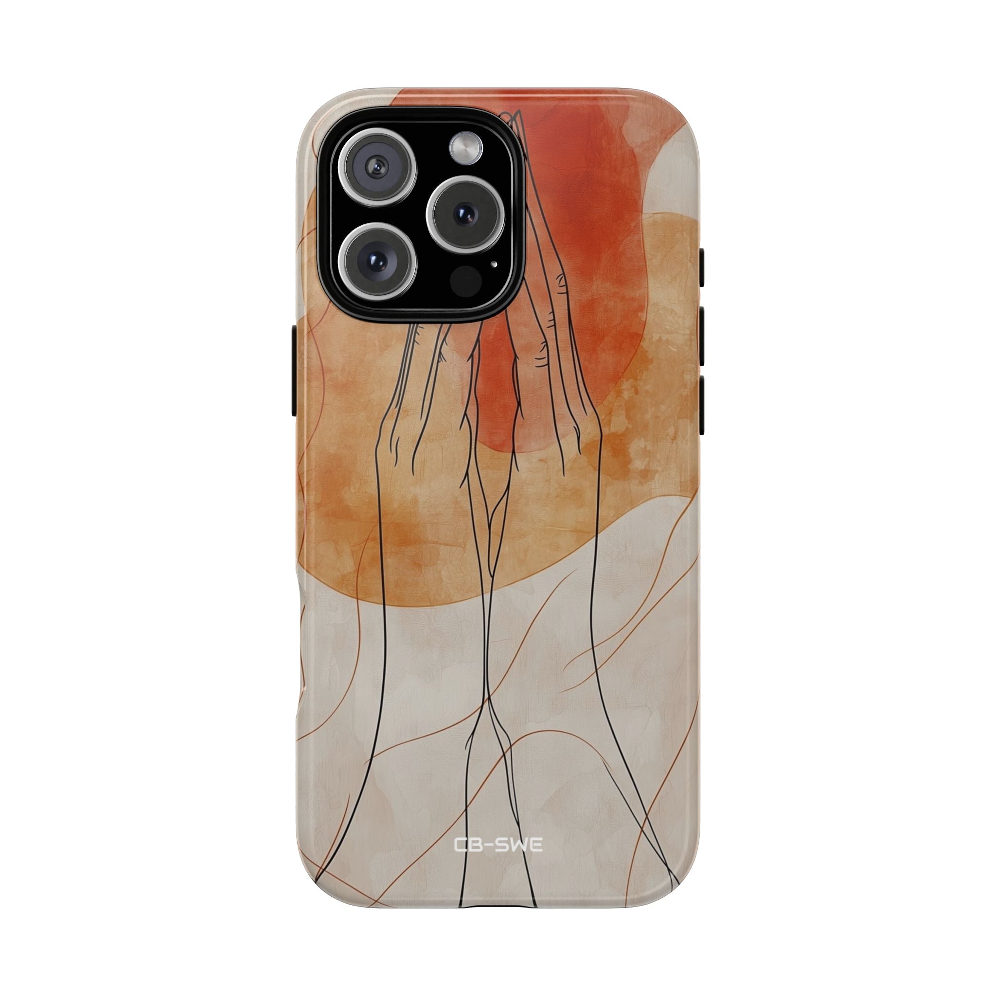 Hands Embrace Light - iPhone Case
