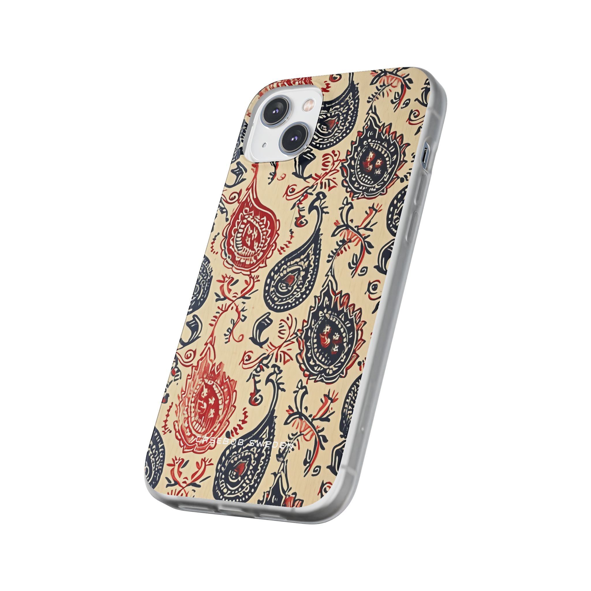 Vintage Paisley Elegance iPhone 14 - Flexi Phone Case