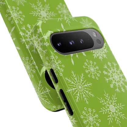 Snowflakes Dance Whimsically - Google Pixel Case