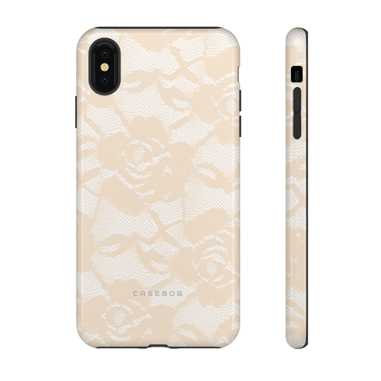 Ivory Lace Gothic Flower Phone Case - Protective - Protective Phone Case