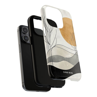 Orange Halo iPhone 15 Pro Case - Tough+