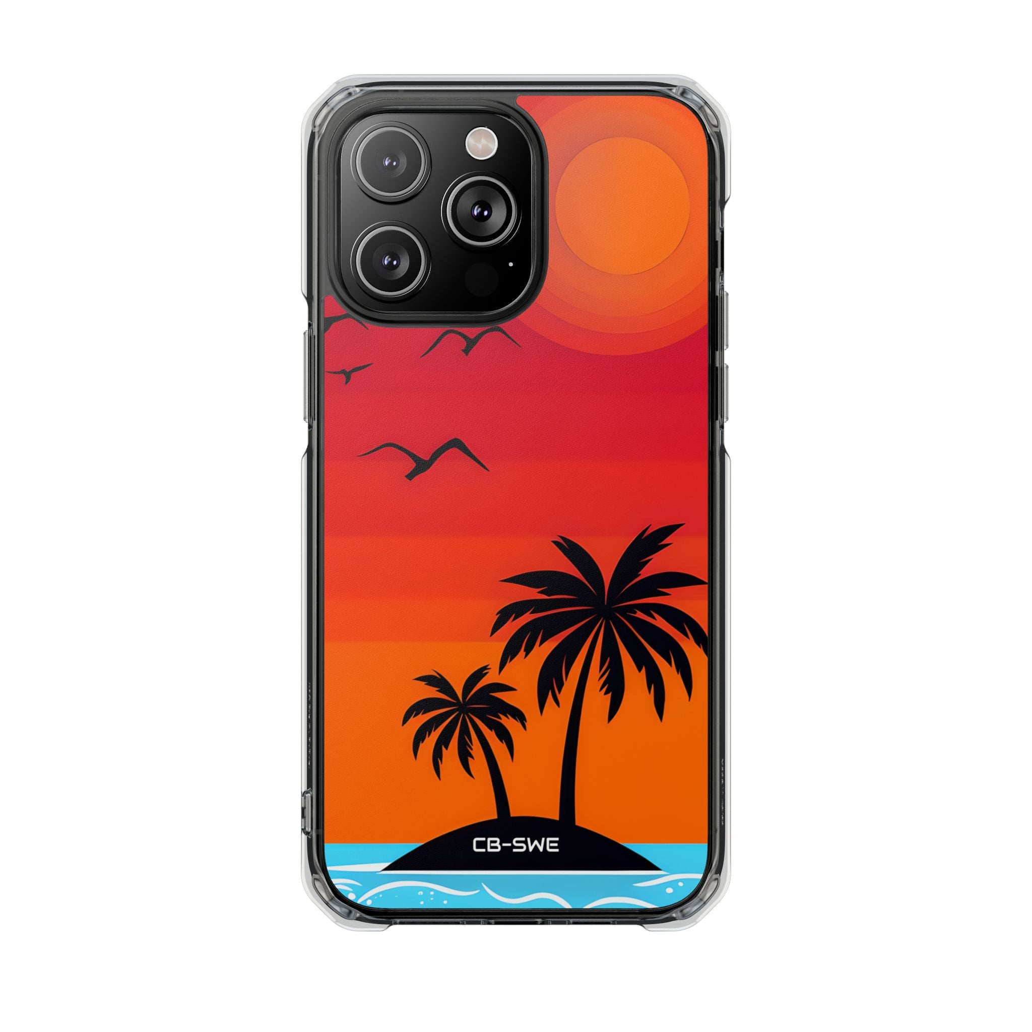 Summer Sunset Silhouettes iPhone Case - Impact