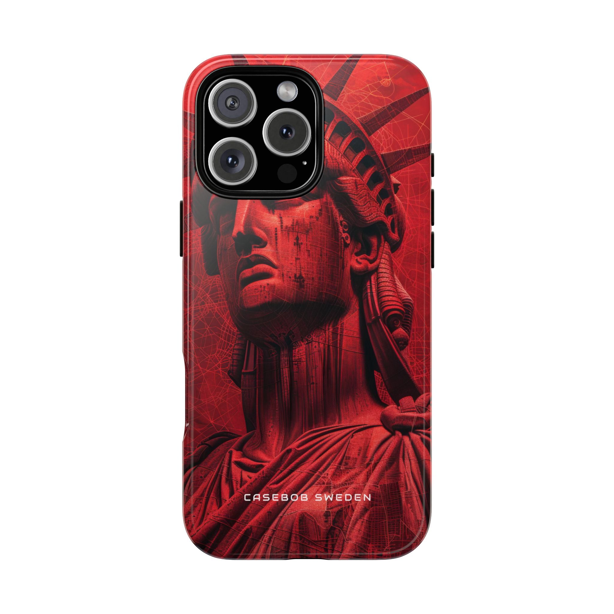 Zen Red Liberty Vision iPhone 16 - Tough Phone Case