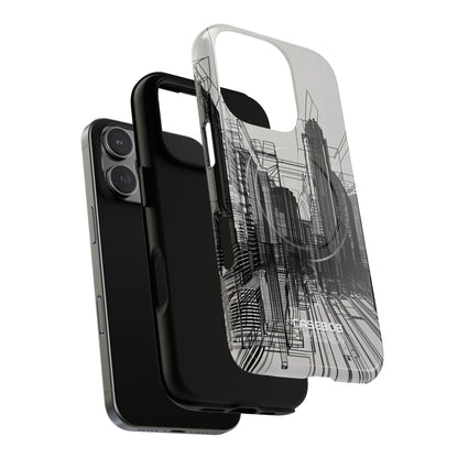 Urban Line Maze iPhone 16 - Tough+