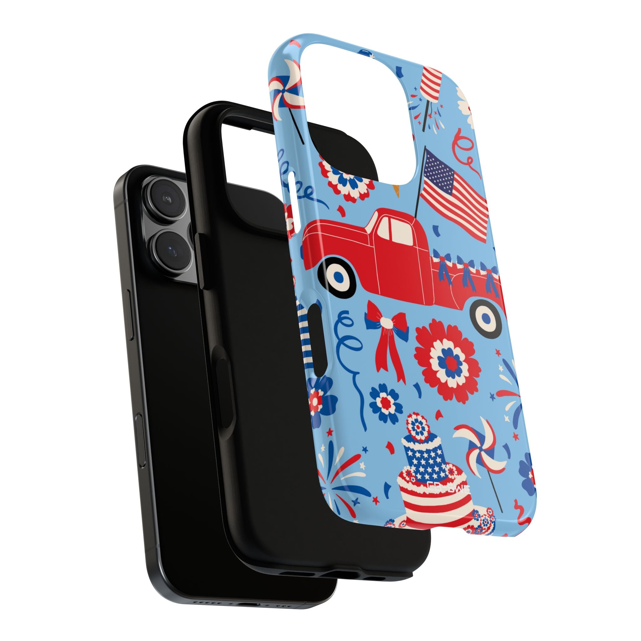 Festive Truck Parade - iPhone Case