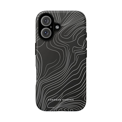 Contour Waveform Flow iPhone 16 - Tough Phone Case