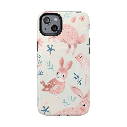 Pastel Whimsical Nature - Tough + MagSafe® iPhone 14 Phone Case