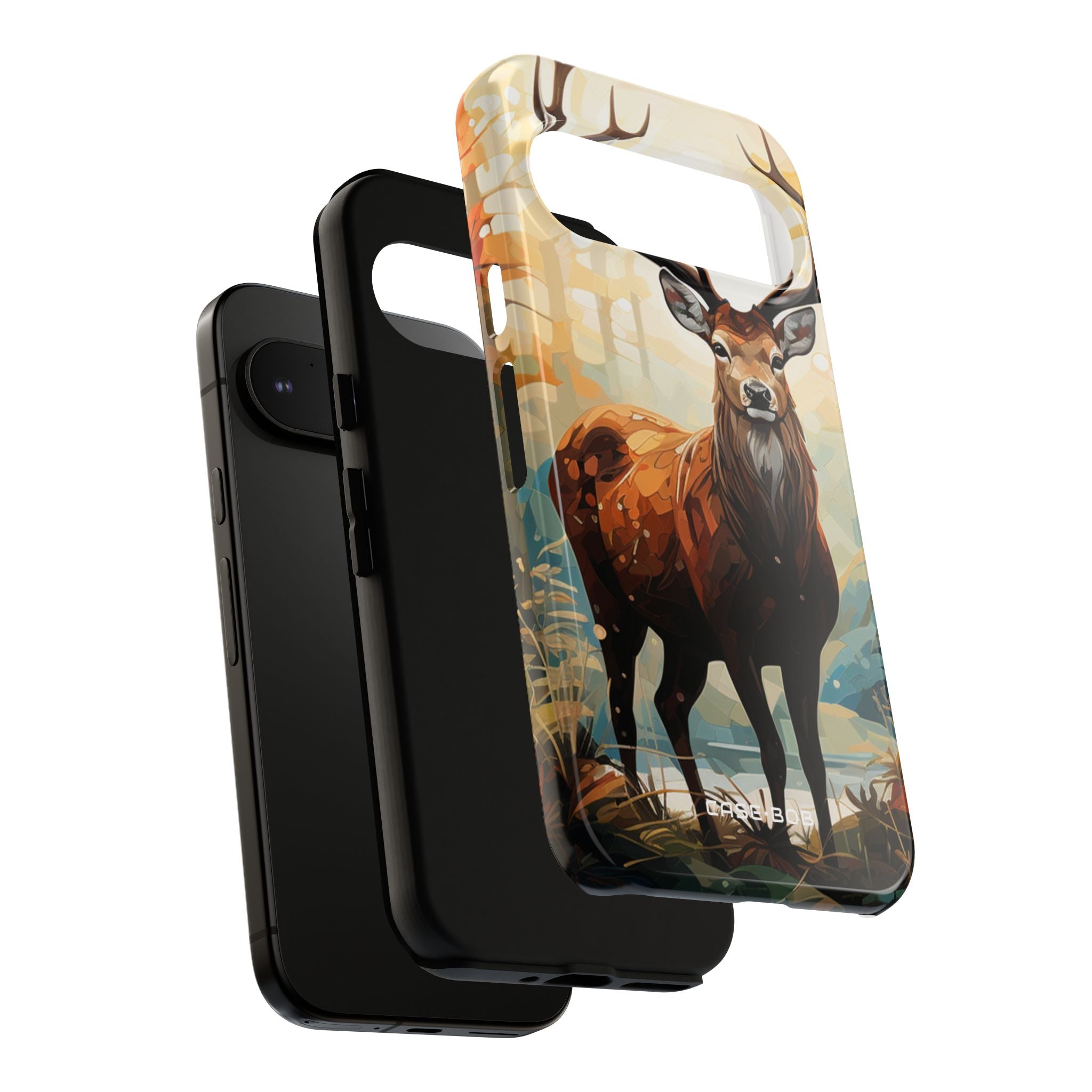 Glowing Stag Google Pixel 9 Pro Case - Tough