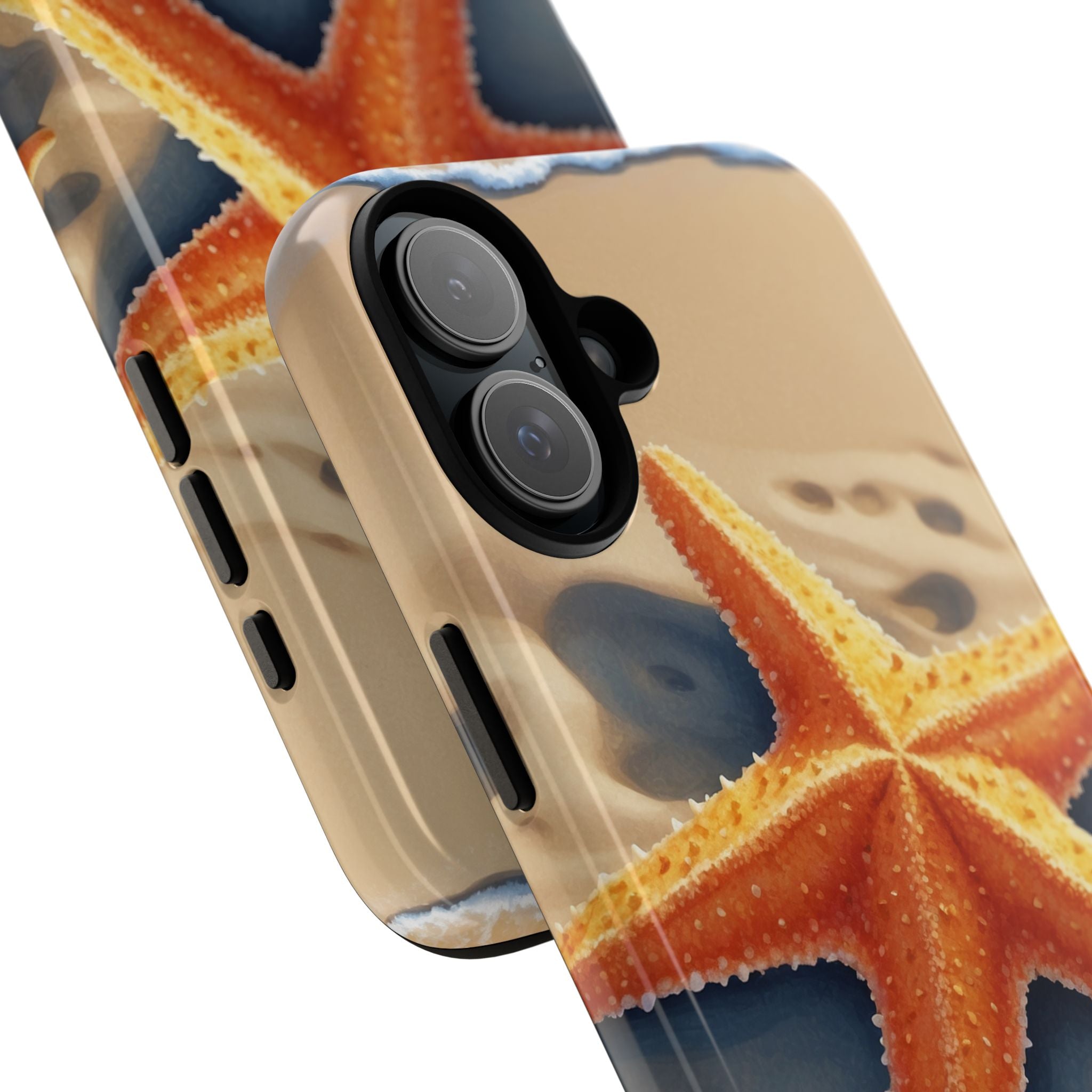 Starfish Rests On Sand - iPhone Case