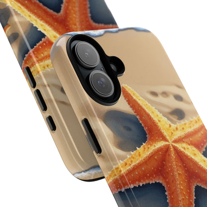 Starfish Rests On Sand - iPhone Case